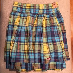 New with Tags Hollister Plaid Skirt